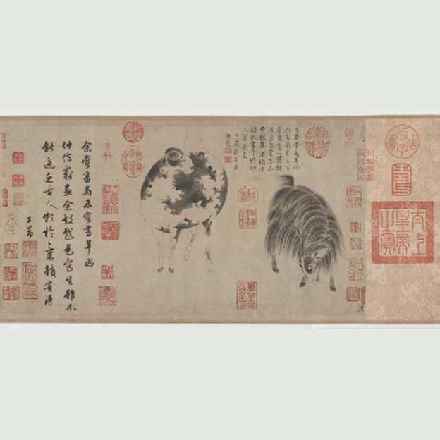 《二羊图》,约公元1300年