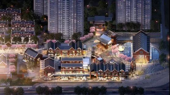 (金地·自在城项目效果图)