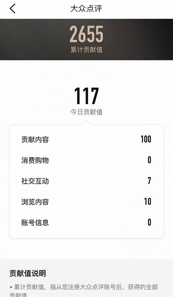 目前贡献值已不公开显示