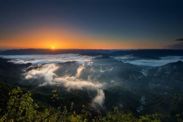 摩围山云海 图:微播彭水