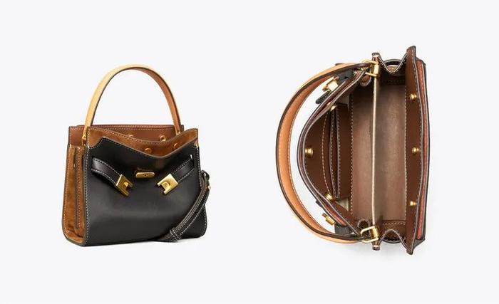 Tory Burch DOUBLE LEE迷你斜挎包女包 售价:6800元