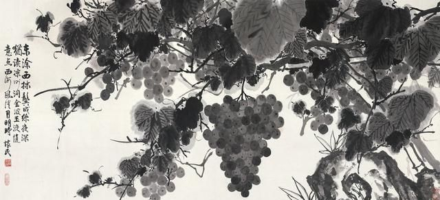 周怀民笔下的葡萄,飞鸟可啄,霜粉可触|周怀民|工笔|常套