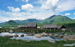 Scenery in Hemu Village of Kanas, Xinjiang