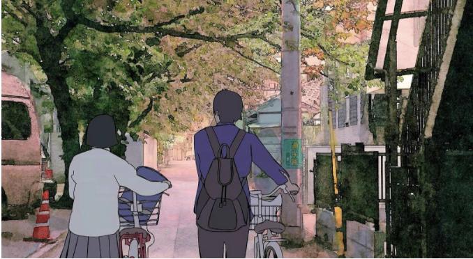 动画短片《城镇青年》(2014)画面。