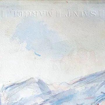 保罗·塞尚,《圣维克多山》水印细节,约1902-06