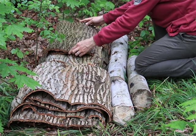 一男子用简单工具,在深山老林盖起3㎡木屋,网友:太牛了