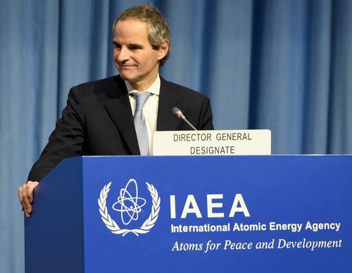 ▲资料图片:国际原子能机构(IAEA)总干事拉斐尔·格罗西。新华社记者 郭晨 摄