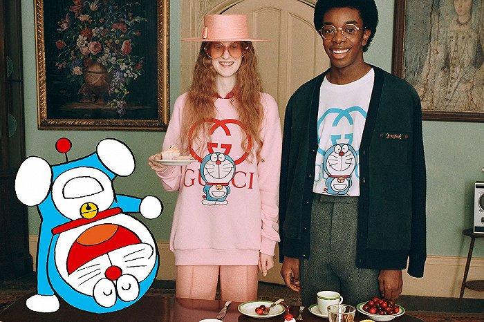 GUCCI X 《哆啦A梦》联名系列 图片来源:HYPEBEAST