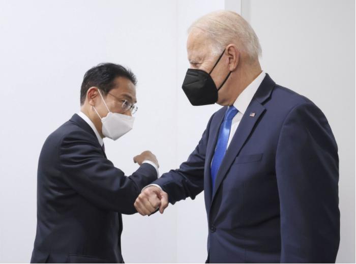岸田文雄(左)与拜登 资料图