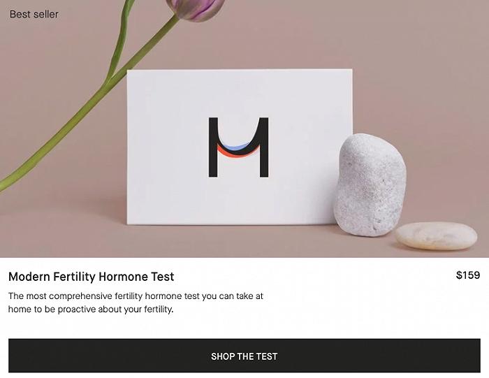 ModernFertility测试盒子