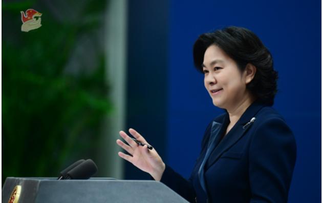 3月26日,中国外交部发言人华春莹答记者问。/中国外交部官网截图