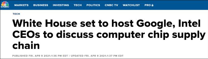 CNBC报道截图