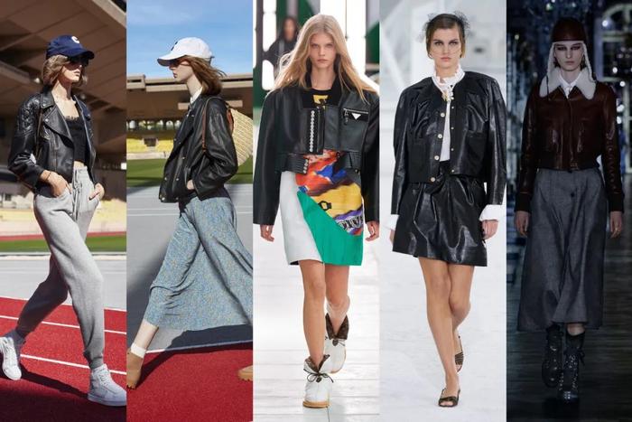 从左至右:Celine/ Louis Vuitton/ Chanel/ Christian Dior