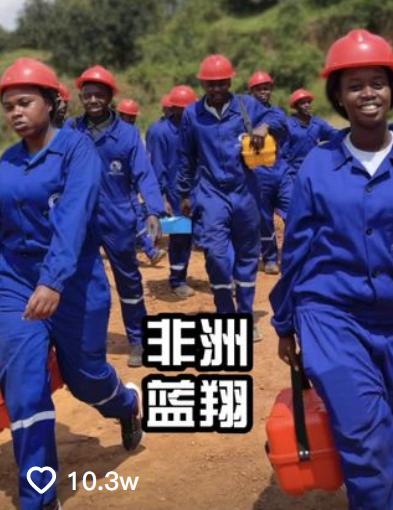 截图来源:“非洲十年”社交媒体视频