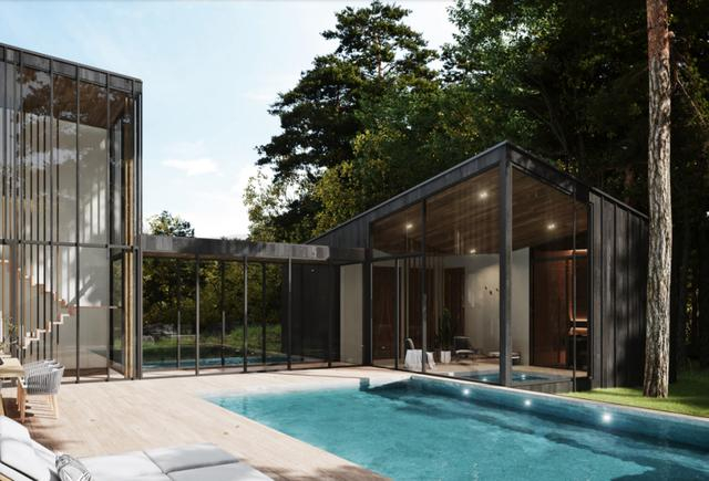 阿斯顿马丁跑到深山盖木屋,5000万人民币一栋