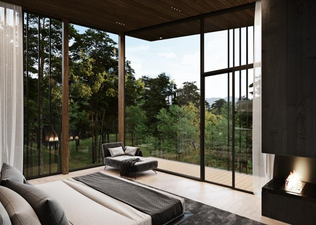 阿斯顿马丁跑到深山盖木屋,5000万人民币一栋