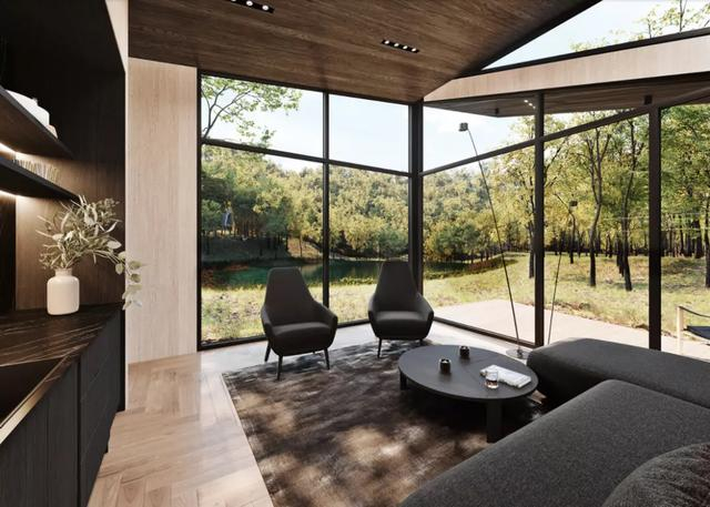 阿斯顿马丁跑到深山盖木屋,5000万人民币一栋