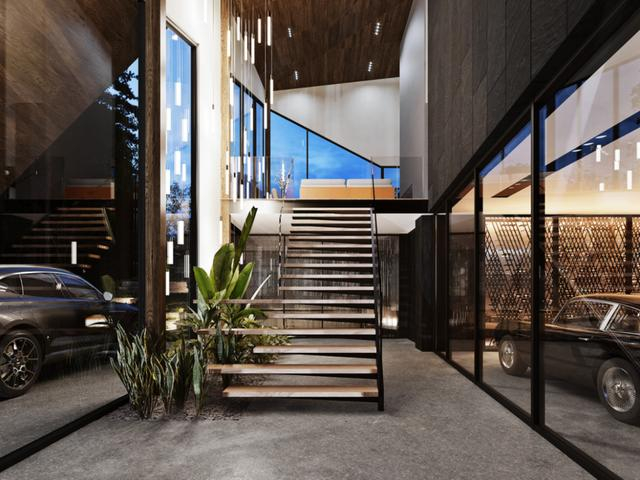 阿斯顿马丁跑到深山盖木屋,5000万人民币一栋