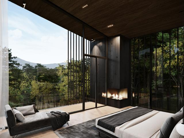 阿斯顿马丁跑到深山盖木屋,5000万人民币一栋