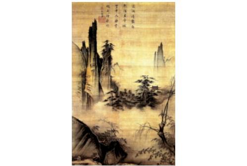 宋《踏歌图》,农人劳动作笑。