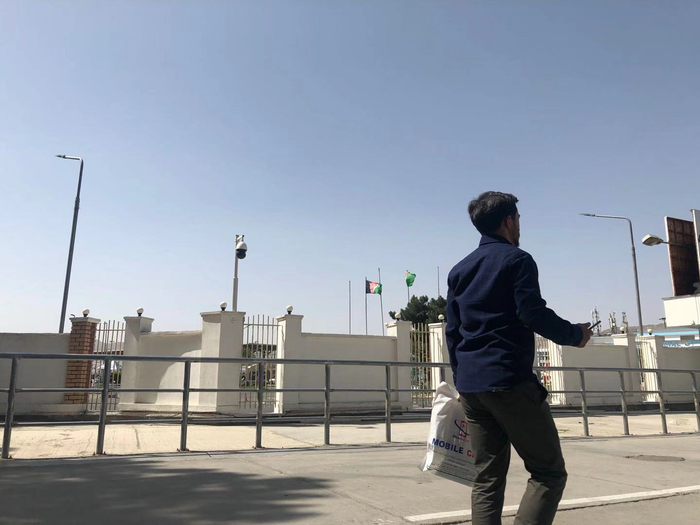 阿富汗喀布尔国际机场航站楼。