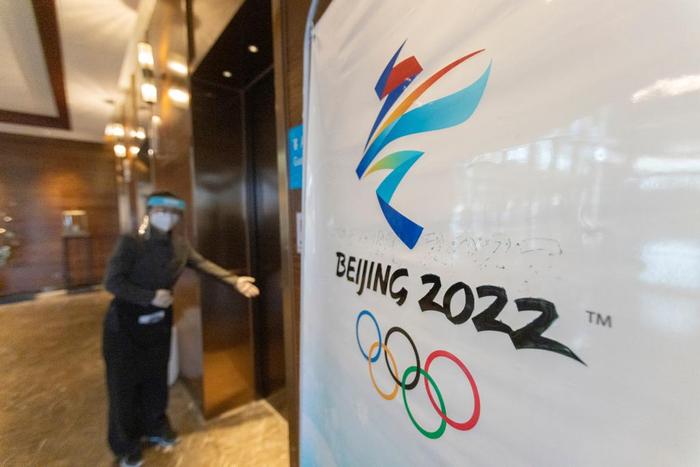 2022年1月,太舞滑雪小镇餐厅为冬奥会餐饮保障做好准备。