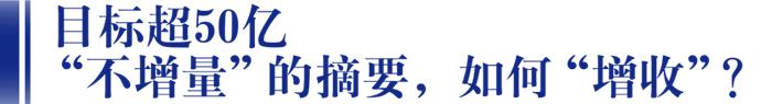 目标超50亿，“不增量”的摘要酒如何“增收”？