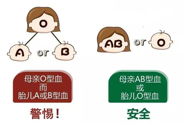 abo溶血主要发生于母亲为o型，而胎儿为a或者b型血，从头胎起就可能发生。rh溶血通常发生于母亲为r
