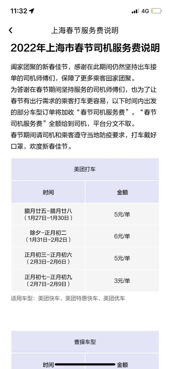 关注 | 上海叫网约车加收“春节司机服务费”，平台回应