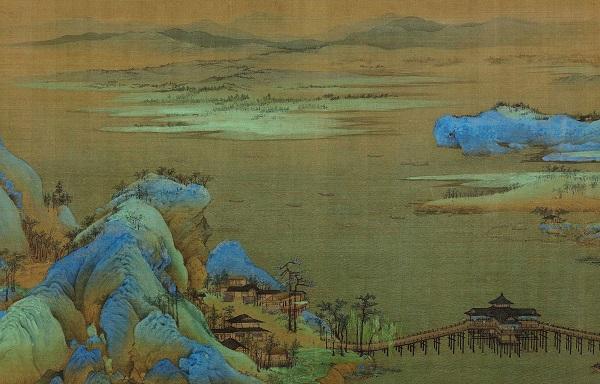 北宋 王希孟 《千里江山图》局部 故宫博物院藏