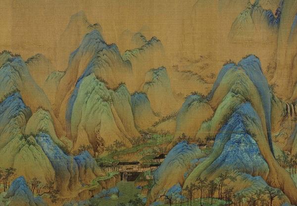 北宋 王希孟 《千里江山图》局部 故宫博物院藏