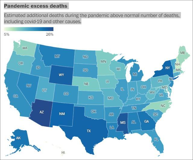 美国疫情期间“超额死亡”人数破百万，CDC：从未见过这种事情