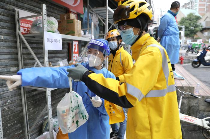 美团外卖在深升级无接触安心送，为骑手、消费者健康保驾护航