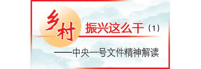 中央一号文件精神解读①丨一号文件为亿万农民送上新春政策大礼