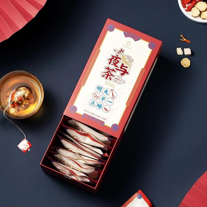 网易严选推出的“熬夜茶”。图源 / 网易严选