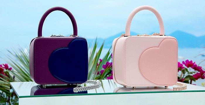 高级珠宝和腕表品牌Chopard萧邦在2020年底与欧美女明星合作,推出了一款限定晚宴包