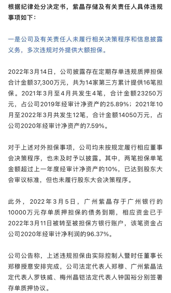 什么情况？A股公司自曝3.73亿违规担保，遭交易所重罚，两名保代也被处分