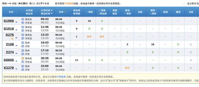 受疫情影响 郑开、郑焦等C开头的城际列车停运了