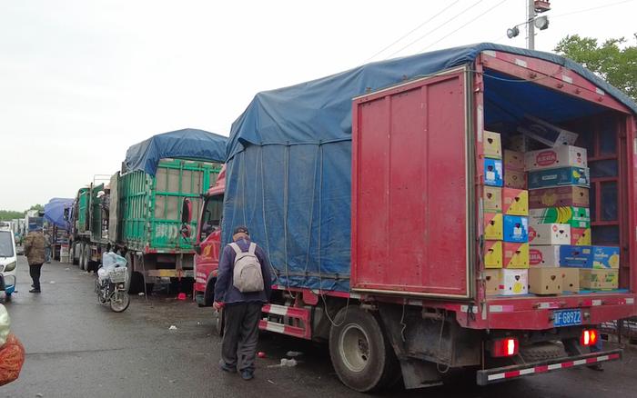 跟随超市采购员走进北京新发地：看到满载的货车，心里踏实了