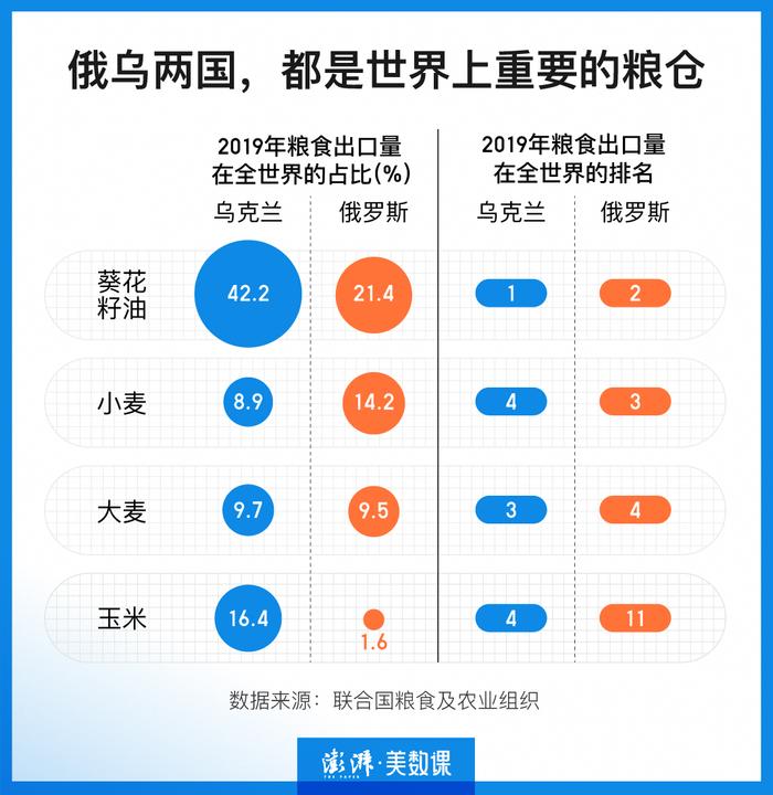 数说｜俄乌冲突致全球粮价飙升，哪些国家最受影响？