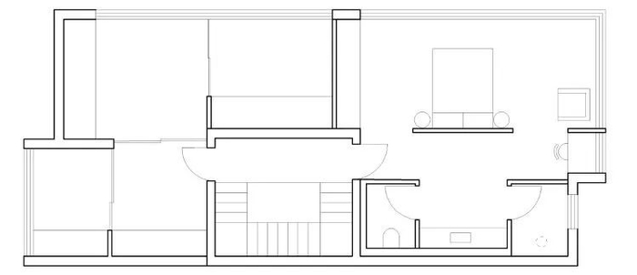 原木四重奏，经典日式回旋结构别墅
