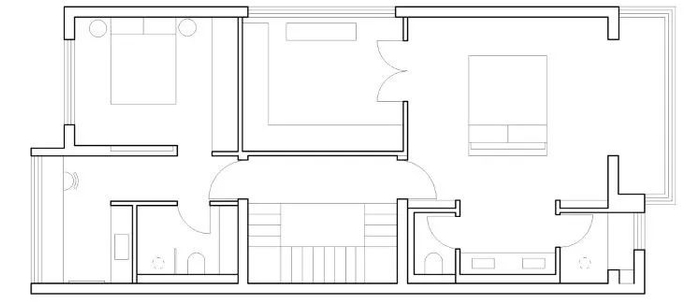 原木四重奏，经典日式回旋结构别墅