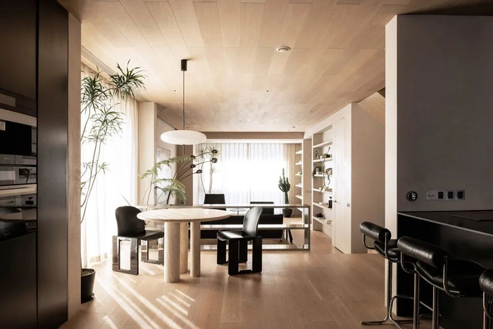 原木四重奏，经典日式回旋结构别墅