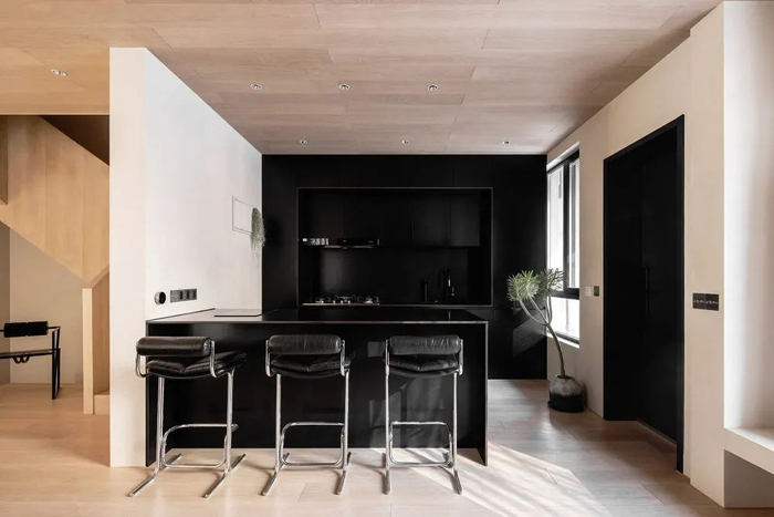 原木四重奏，经典日式回旋结构别墅