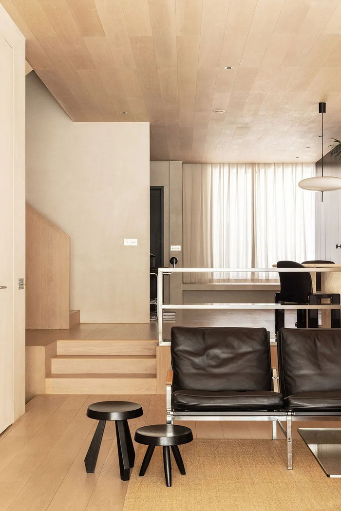 原木四重奏，经典日式回旋结构别墅