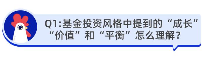 “基金投资风格中提到的‘成长’、‘价值’和‘平衡’怎么理解？”