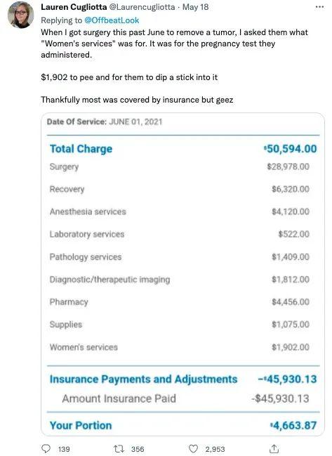 美国网民抱怨看病时哭了被多收40美元，评论区更精彩