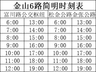 上海金山巴士第二批4条线路正式恢复营运，这里有最新时刻表