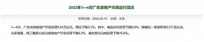 最新资讯︱1-4月广东完成房地产开发投资同比下降3.1%、广州“十四五”将打造5个世界地标商圈