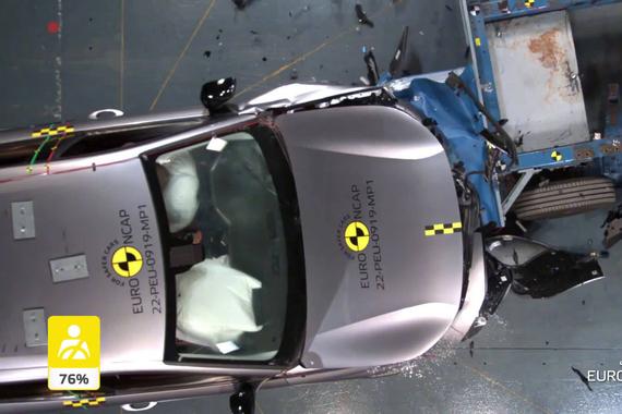 2022款标致308 Euro NCAP碰撞测试